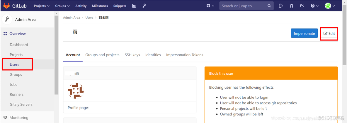 Gitlab 新建用户和修改密码_用户管理_05