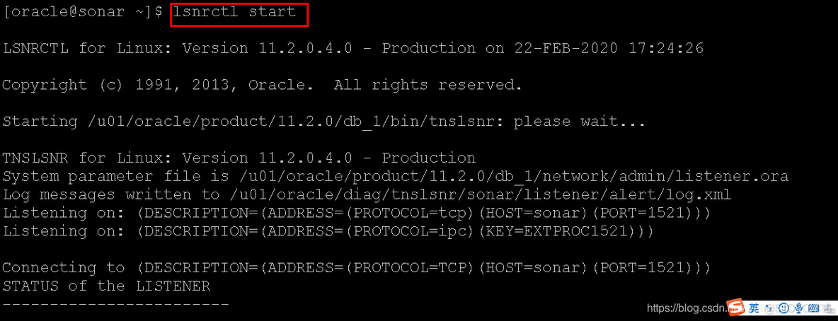 Linux下启动/关闭Oracle服务和 oracle监听启动/关闭/查看状态_oracle_03