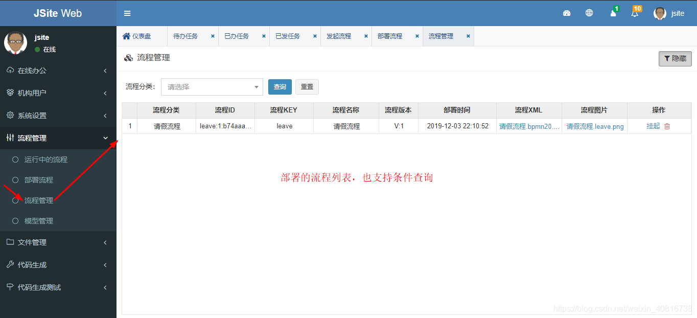 SpringBoot集成Flowable_Jsite已办任务菜单报500_mysql_36