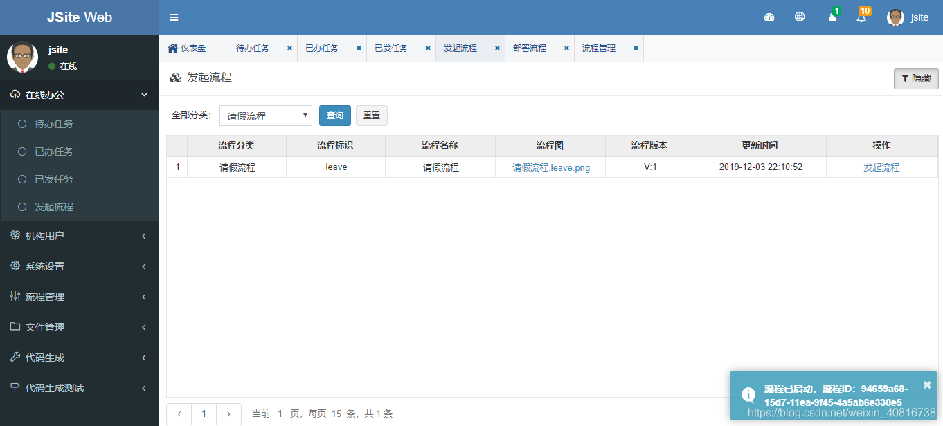 SpringBoot集成Flowable_Jsite已办任务菜单报500_Flowable_43