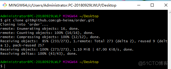 将Github中Fork的代码，克隆到本地_git_03