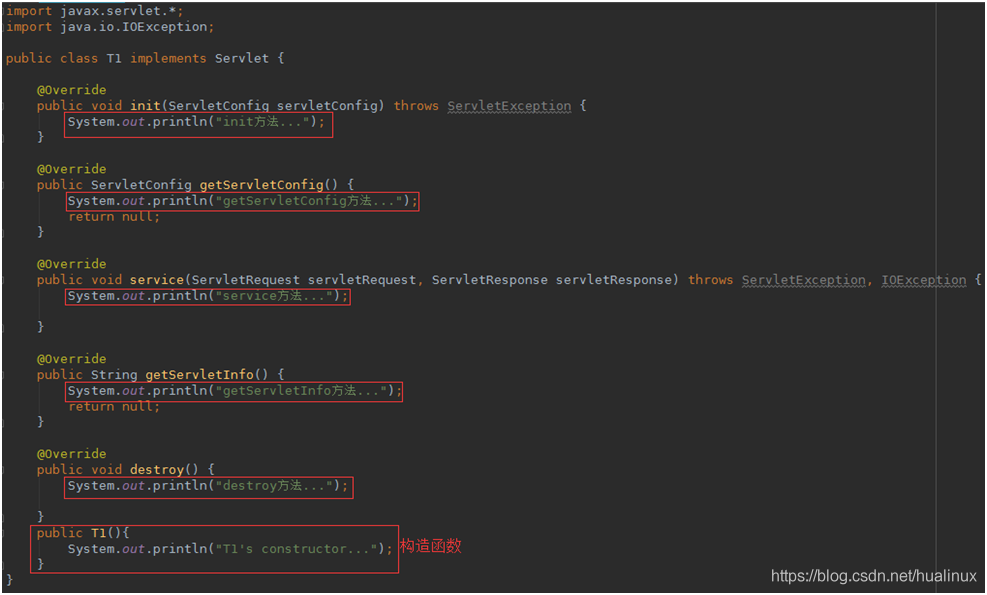 hualinux servlet 2.9：继承serlvet接口实现servlet（懂）_java_04