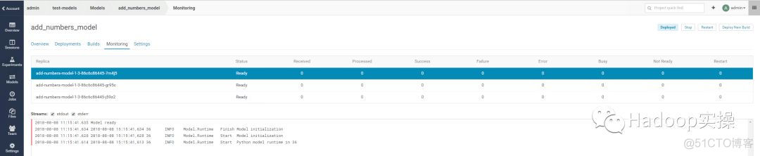 CDSW1.4的Models功能-创建和部署模型(QuickStart)_hadoop_15
