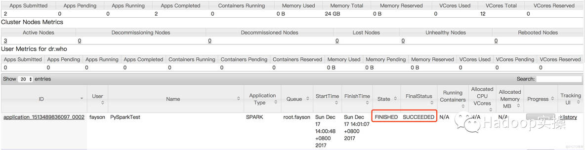 如何在CDH集群上部署Python3运行环境及运行Python作业_spark_18