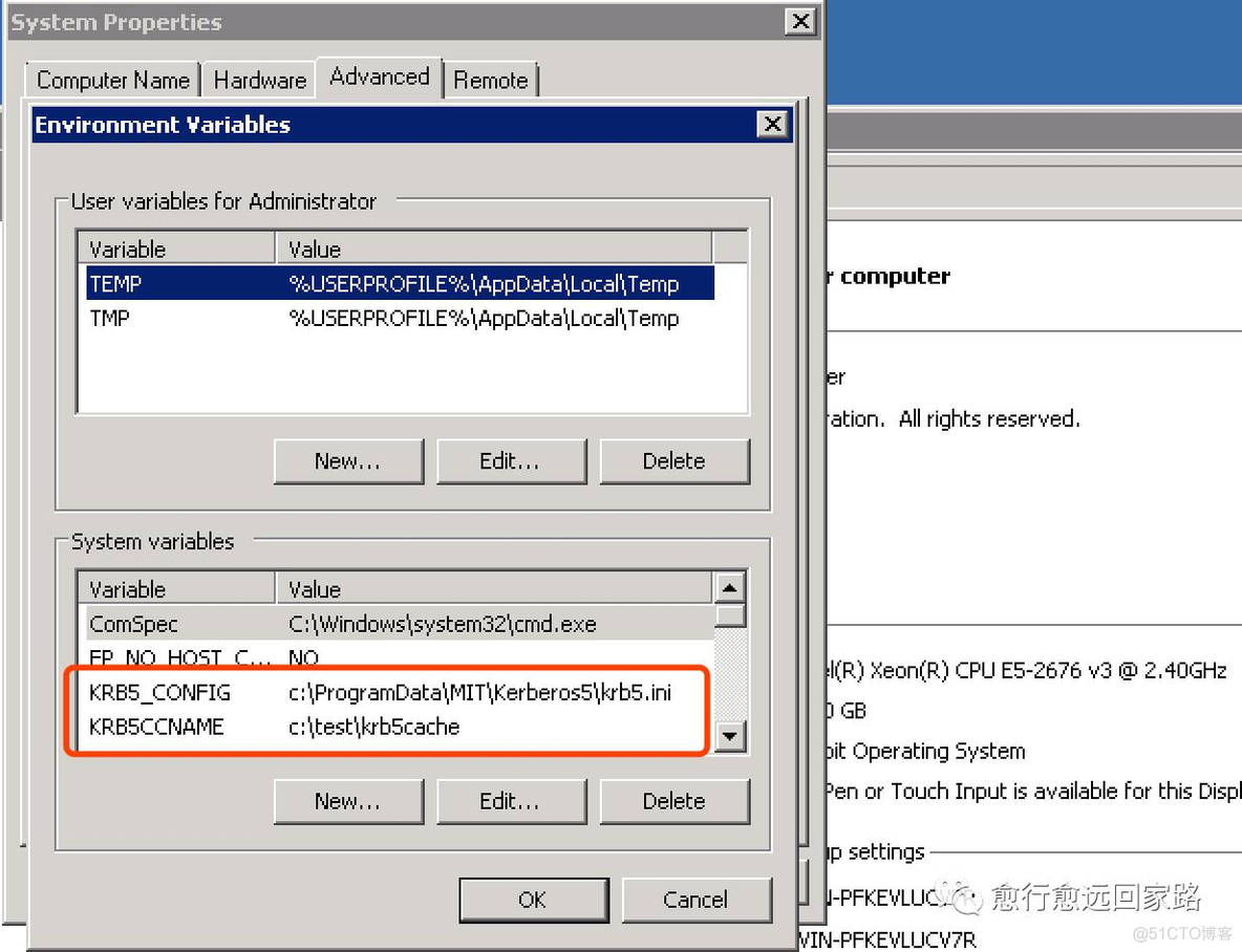 Windows Kerberos客户端配置并访问CDH_cloudera_50