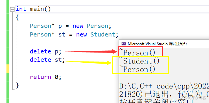 [ C++ ] 抽象类 虚函数 虚函数表 -- C++多态（1）_多态_14