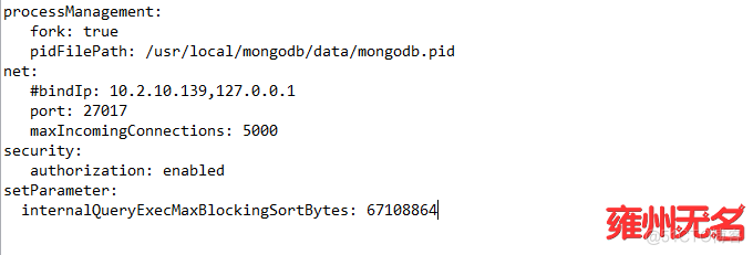 mongodb3.4报错OperationFailed: Sort operation used more than the maximum 33554432 bytes of RAM
