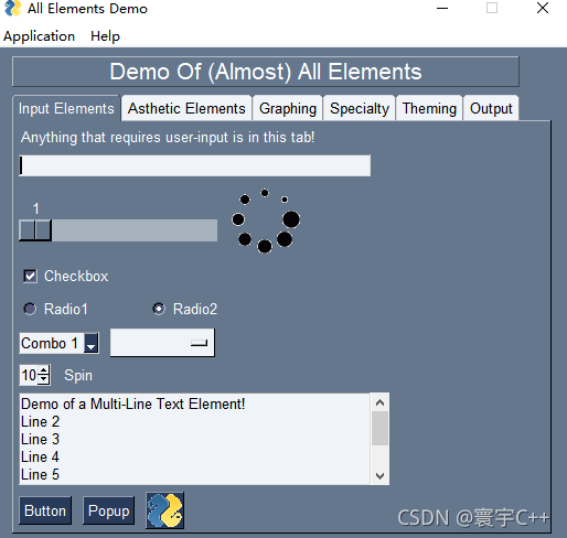 PySimpleGUI-master 界面展现_sed_02