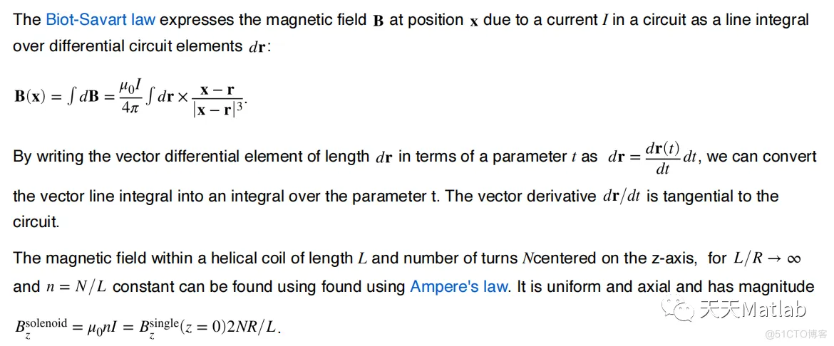 【电磁】基于 Biot-Savart 定律模拟沿螺旋(螺线管或环形)电流回路的磁场附matlab代码_matlab代码