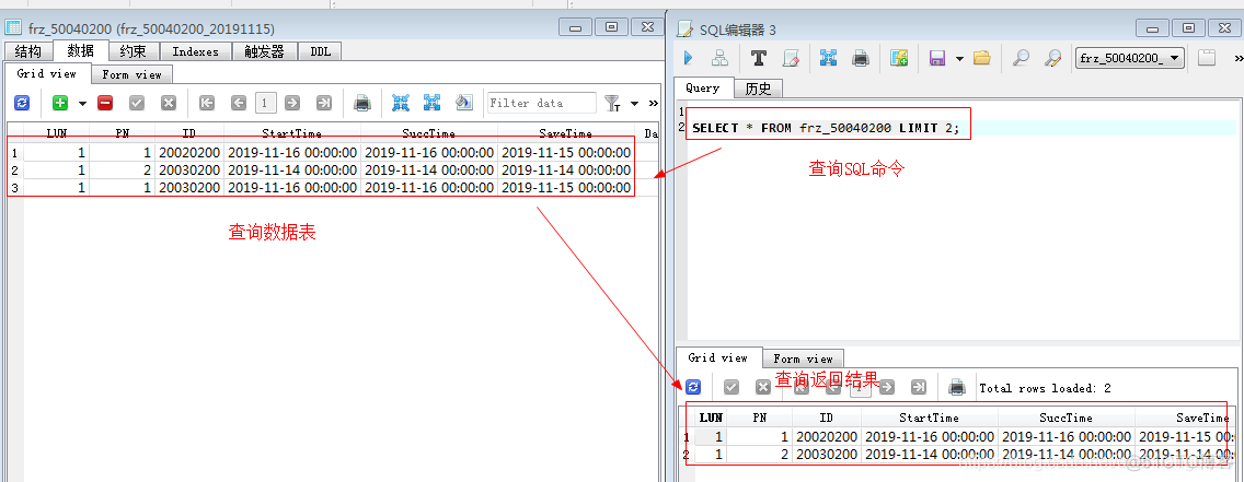 用sqlite3_get_table代替SQLite3可视化工具中输入命令行查询返回的结果_sqlite