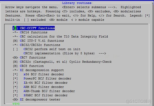 linux内核编译过程及配置说明解释（8）--Security options，Cryptographic API，Virtualization，Library routines_linux_04