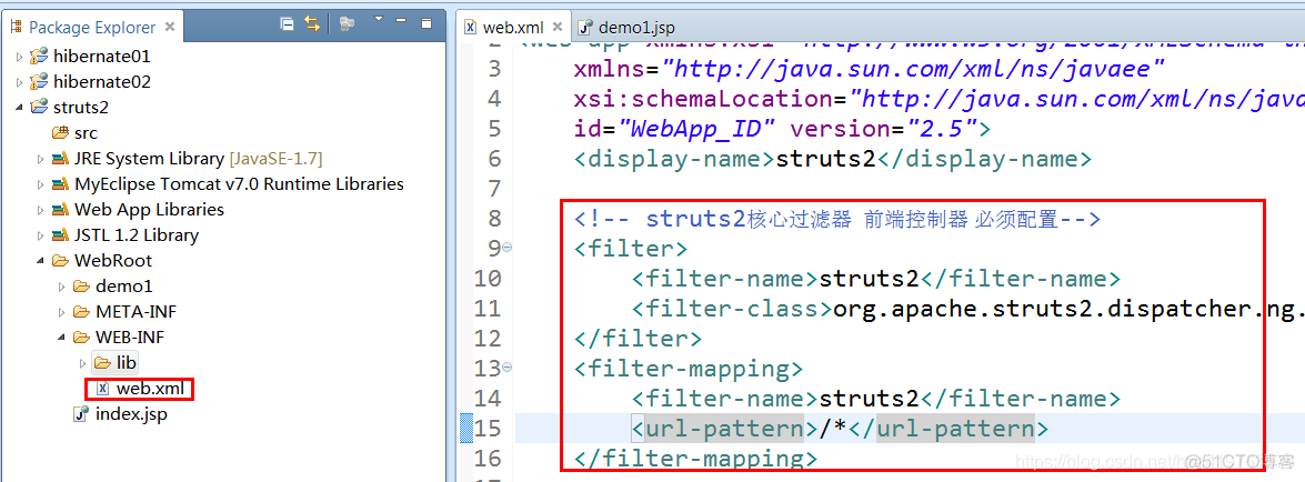 ssh备考-04Struts2搭建Struts2框架_xml_03