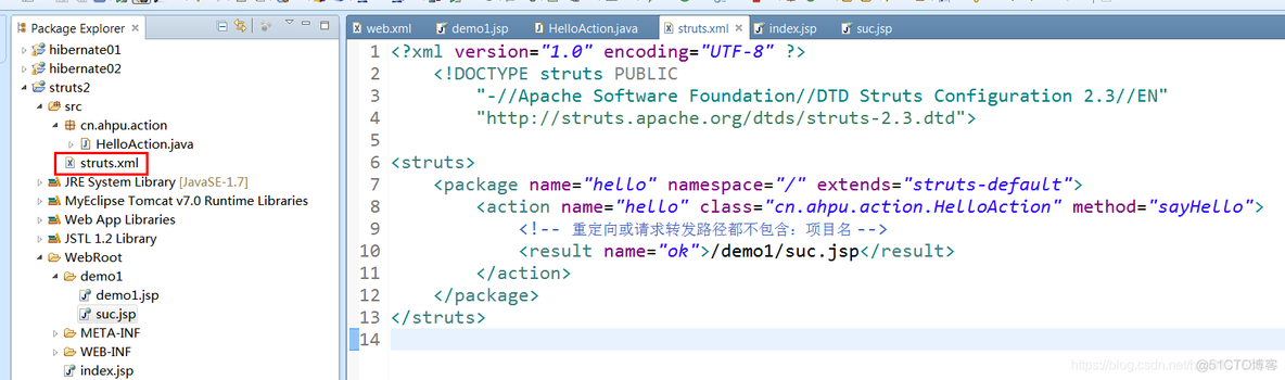 ssh备考-04Struts2搭建Struts2框架_struts_06