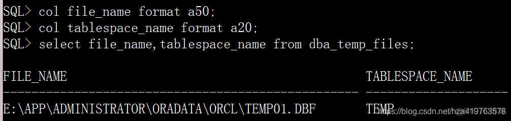 oracle 11g 体系结构_表空间_05