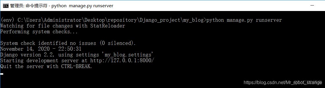 Django搭建个人博客--View视图初探_django_03