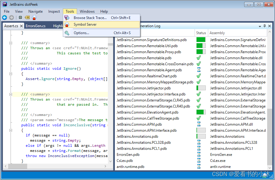 C#逆向反编译工具：JetBrains dotPeek_jetbrains_10