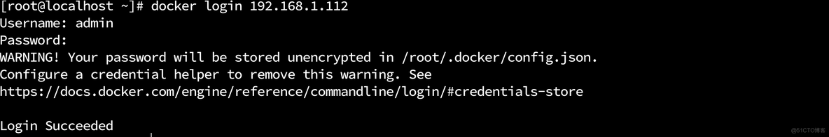 Docker 访问 Harbor 私有仓库（一）-- 以http方式访问_私有仓库_02