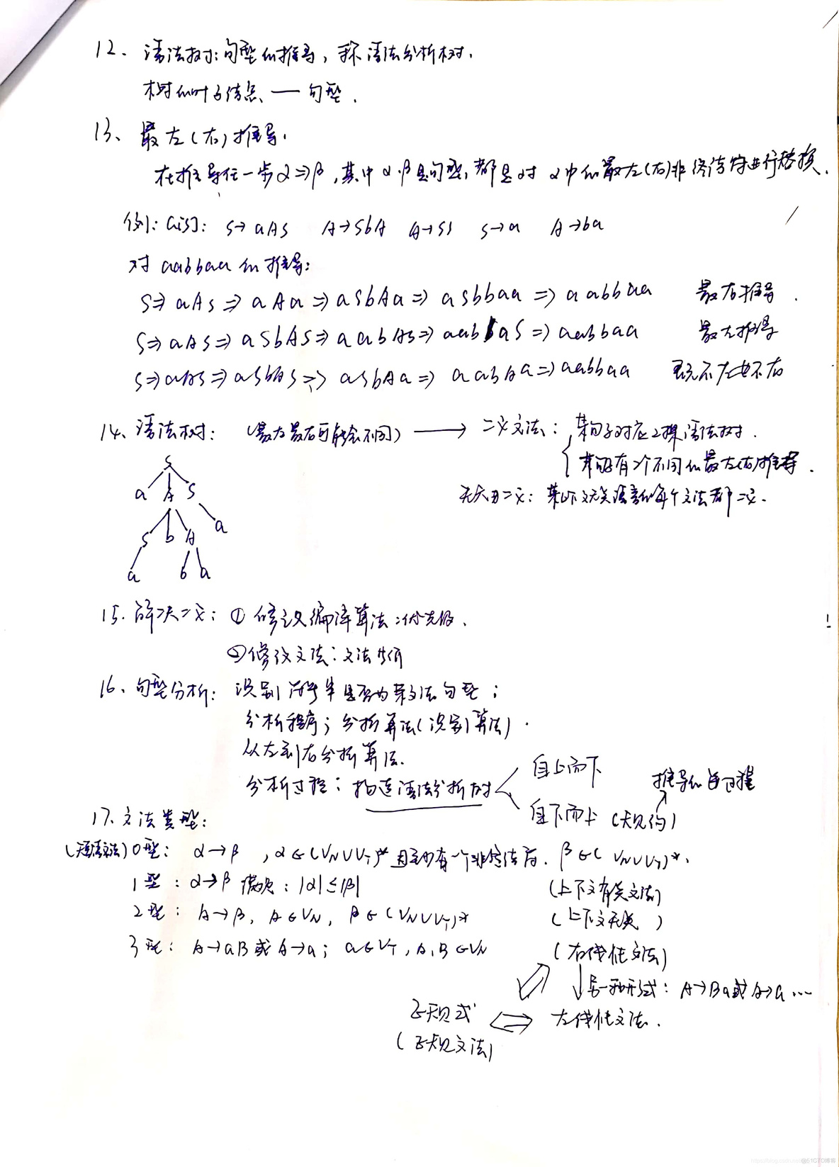 编译原理期末复习总结笔记_开发_08