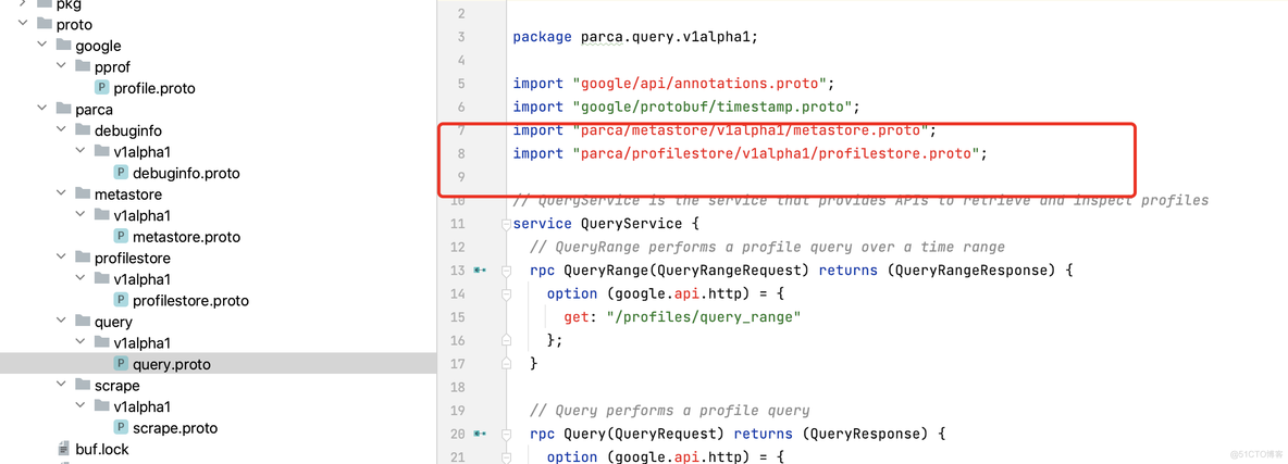 parca 项目protocol buffers 管理学习_golang_03