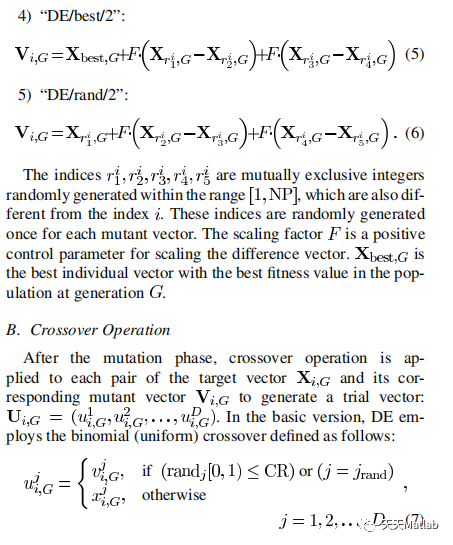 【智能优化算法-差分进化算法】基于多种交叉策略和变异策略的差分进化算法求解单目标优化问题含Matlab源码_进化计算_02