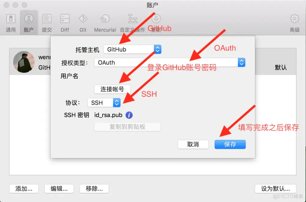 MAC版本 Sourcetree安装与使用 SSH_推送_05