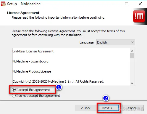 在windows10上通过NoMachine连接kali的远程桌面_linux_04
