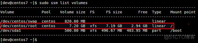 如何在CentOS/RHEL 7上借助ssm管理LVM卷？_linux_06