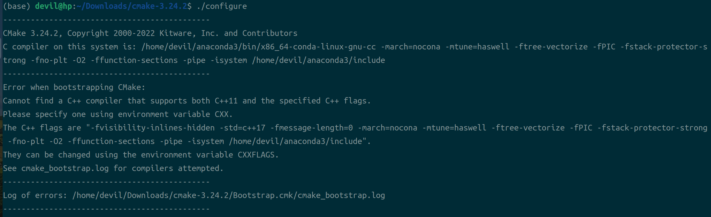 为python编译C++模块时一定要注意的事情—————不要在anaconda环境下使用cmake来编译C++扩展模块！！！_系统目录_02