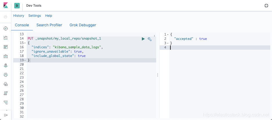 Elasticsearch：使用Snapshot 进行数据备份迁移 - 实战_elasticsearch_04