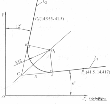 铣削编程中如何计算零件切点坐标_零件图_02