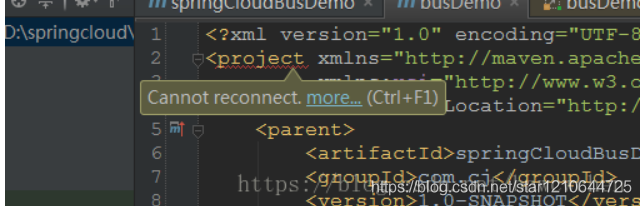 idea中maven报错Cannot reconnect_ide
