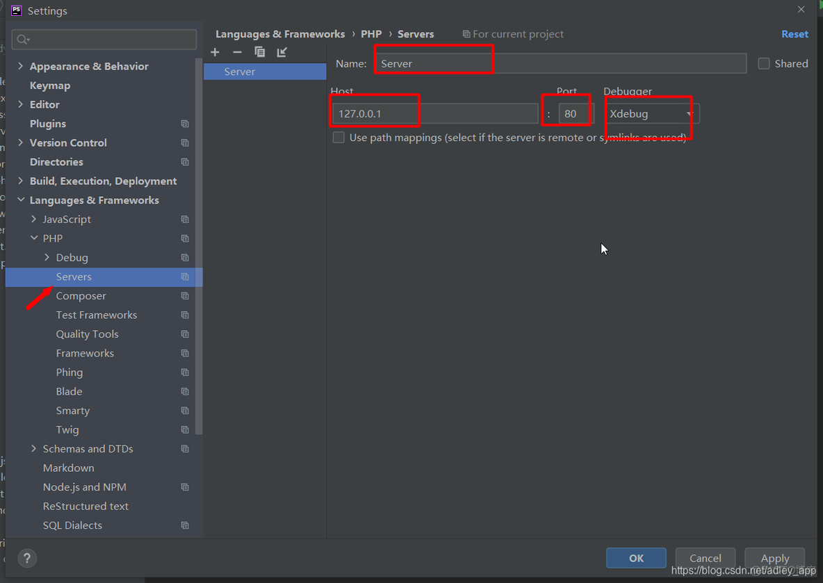 phpstorm 配置xdebug 调试代码tp_php_03