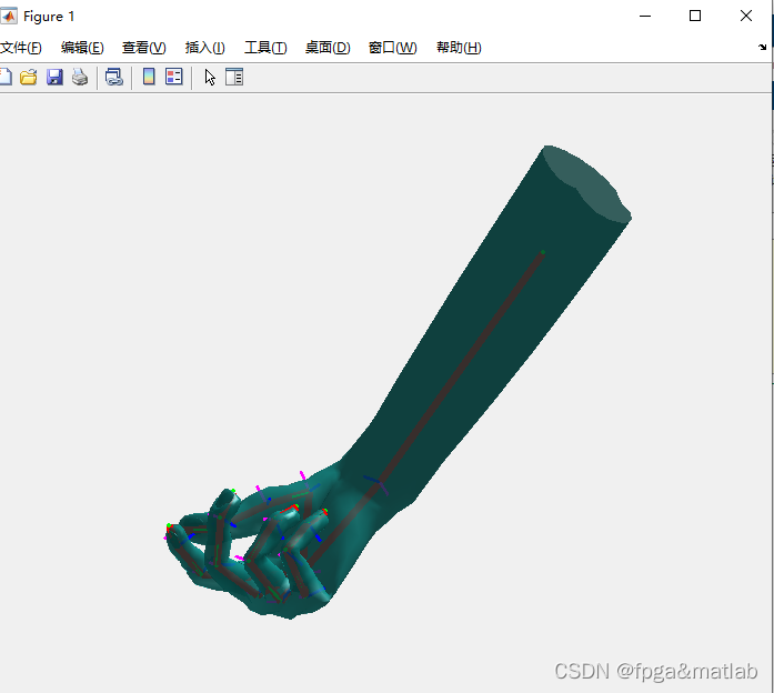 【三维手臂手指活动动态仿真】基于MATLAB+python三维手臂动态仿真_软件版本