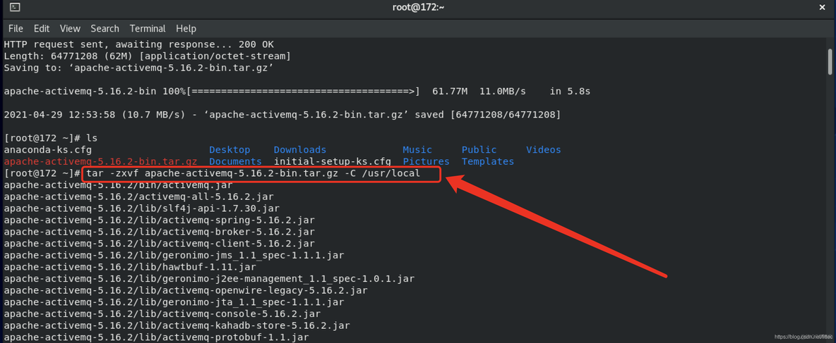 在CentOS8中安装ActiveMQ5.16.2_centos_02