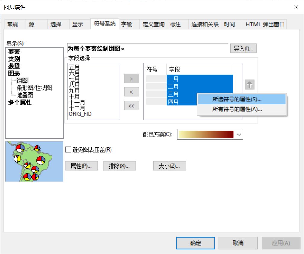 ArcGIS环形图_饼图_04