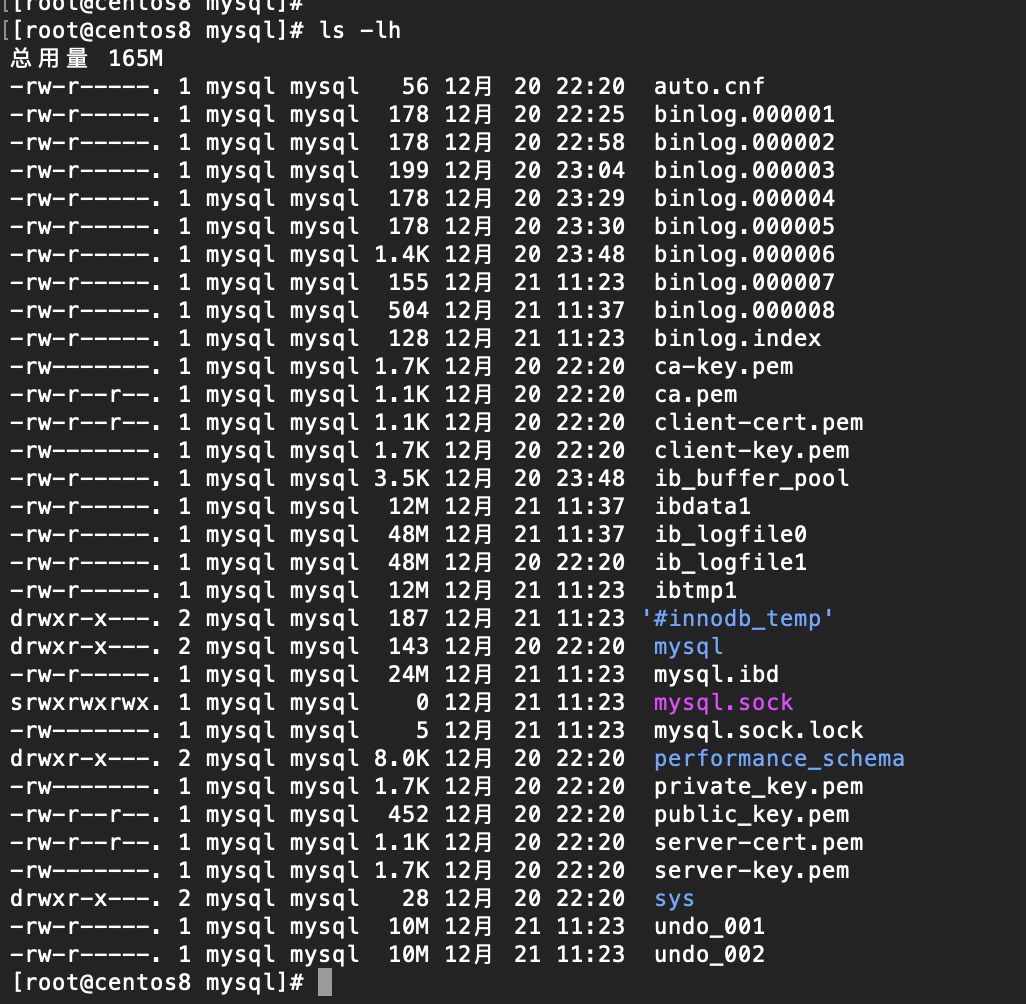 Centos8安装Mysql8.0（RPM）