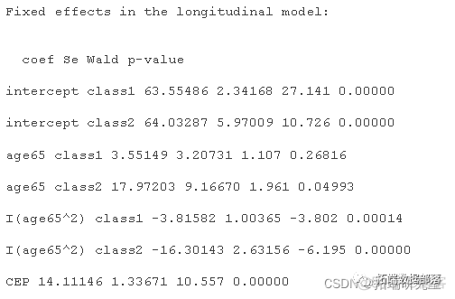 如何用潜类别混合效应模型(Latent Class Mixed Model ,LCMM)分析老年痴呆年龄数据|附代码数据_人工智能_18