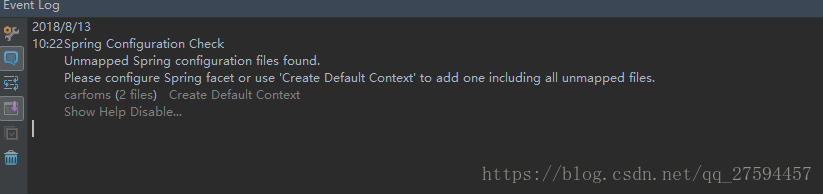 解决IDEA里提示“Spring Configuration Check“ “Unmapped Spring configuration files found.“的问题_intellij-idea