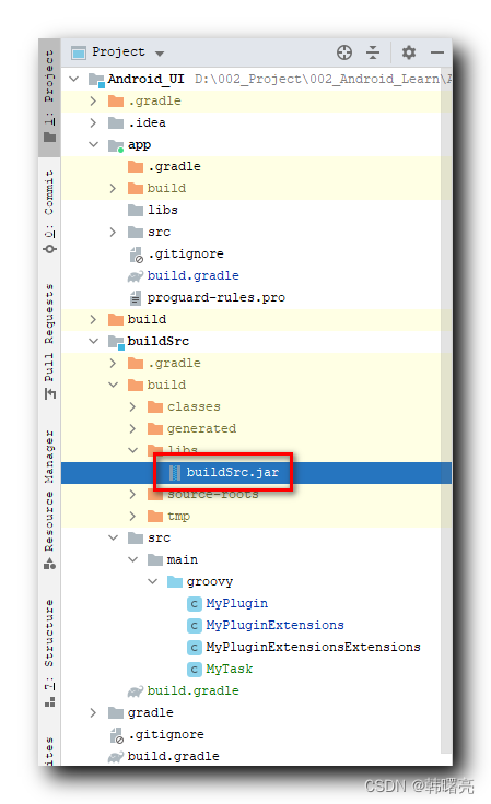 【Android Gradle 插件】Gradle 自定义 Plugin 插件 ⑦ ( 自定义 Gradle 插件导入方式 | buildSrc 插件导入 | 构建脚本中自定义插件 | 独立文件 )_android studio