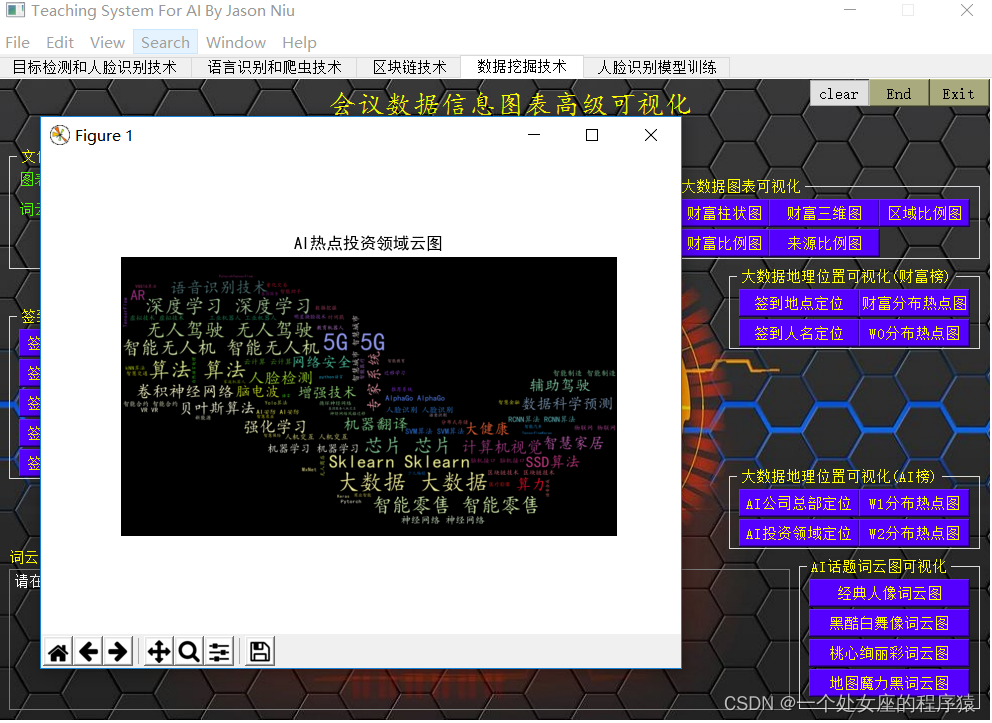 AI&BlockChain：“知名博主独家讲授”人工智能创新应用竞赛【精选实战作品】之《基于计算机视觉、自然语言处理、区块链和爬虫技术的智能会议系统》软件系统案例的界面简介、功能介绍分享之四、数据挖掘_自然语言处理_22