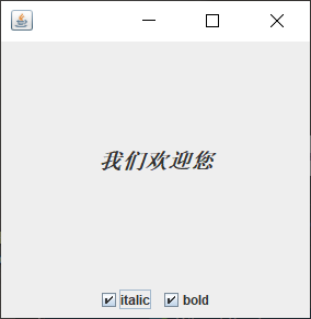 java Swing组件总结_复选框_14