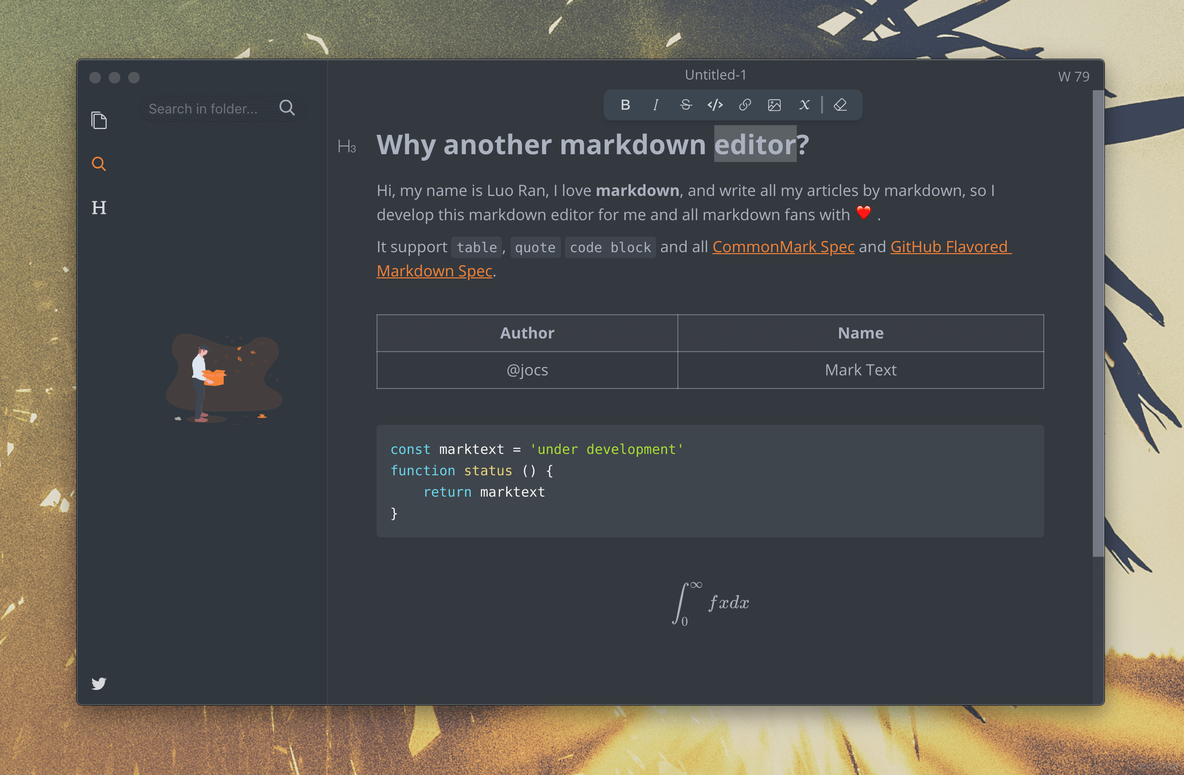 盘点一些好用且小众的 Markdown 编辑器_思维导图_08