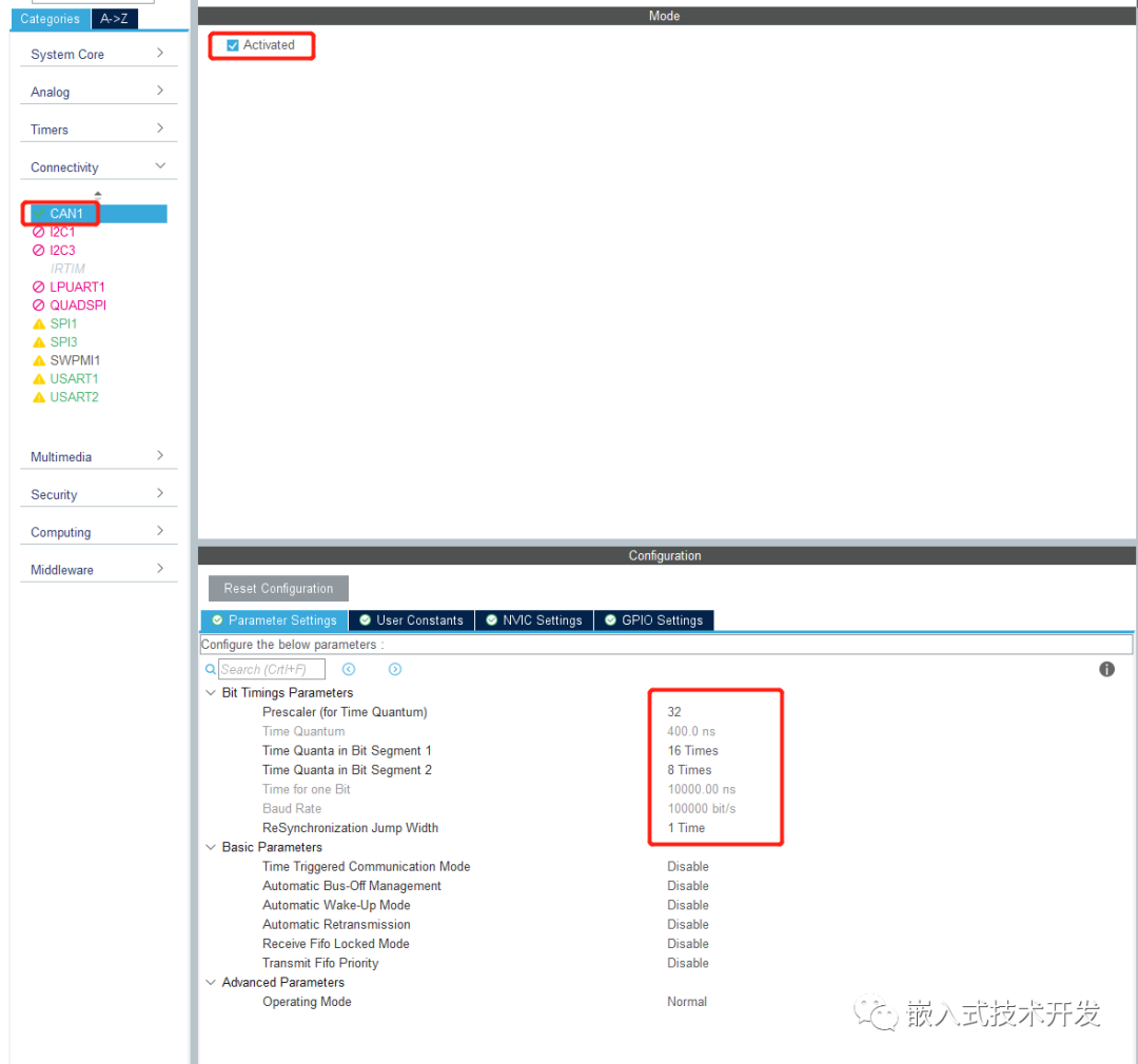 STM32CubeMX之CAN通讯_数据帧_03