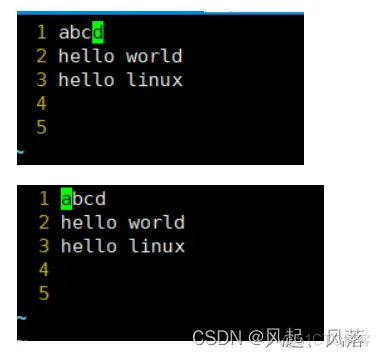 linux之vim编辑器_命令模式_12