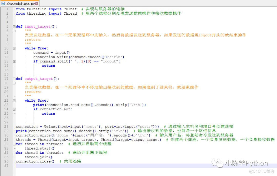 Python模块：telnetlib_客户端_14