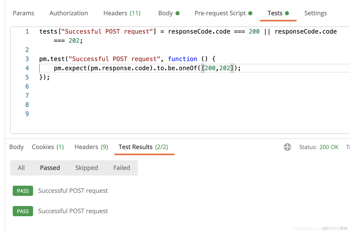 postman获取返回值及tests[]用法_json_11