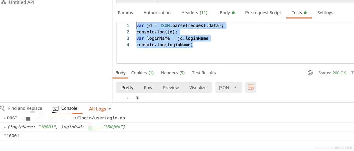 postman获取返回值及tests[]用法_json_14