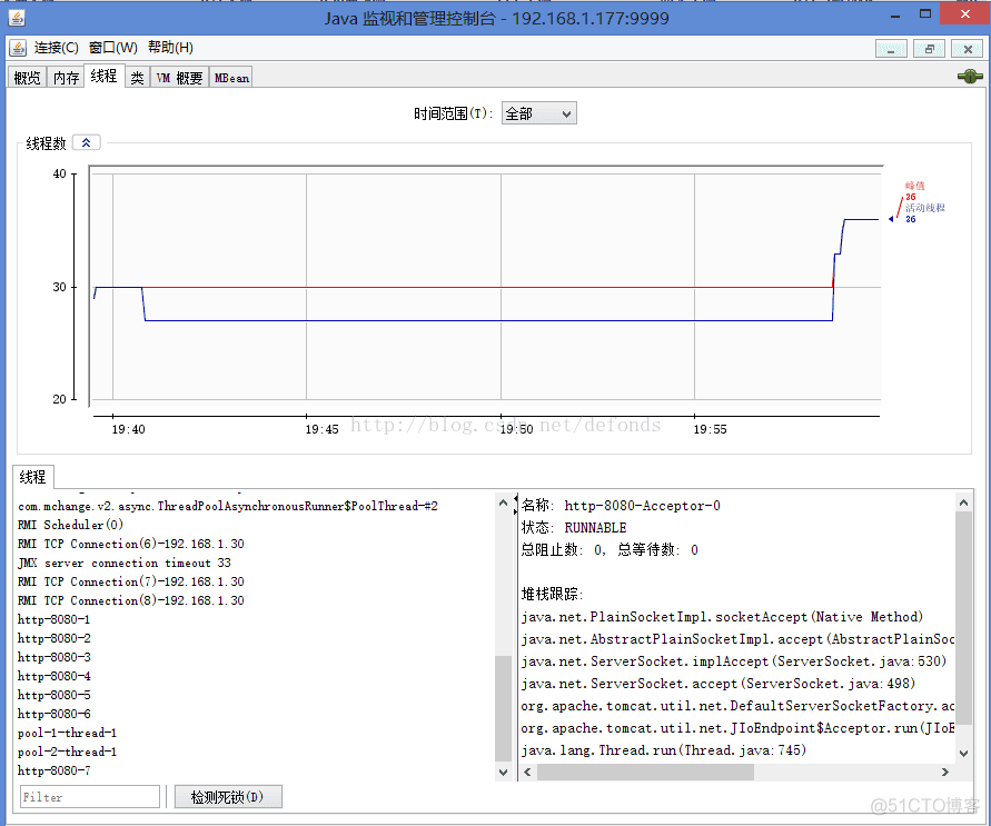 Java 自带性能监控工具：监视和管理控制台 jconsole 的使用_堆内存_10