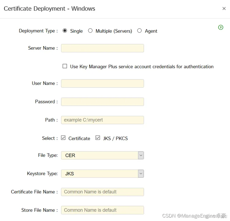 使用Key Manager Plus部署SSL证书_SSL证书部署_03