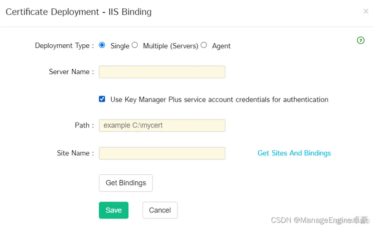 使用Key Manager Plus部署SSL证书_SSL_12